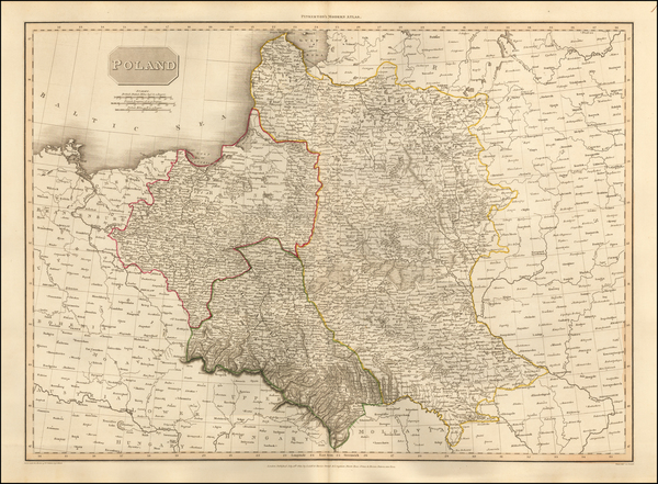 21-Poland and Baltic Countries Map By John Pinkerton