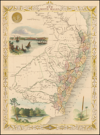 3-Australia Map By John Tallis