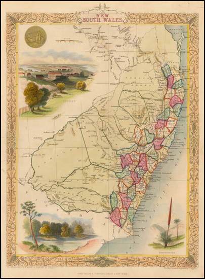 2-Australia Map By John Tallis