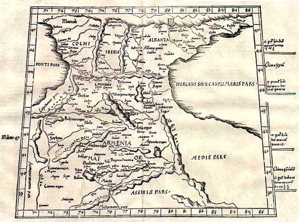 100-Europe, Asia, Middle East and Turkey & Asia Minor Map By Lorenz Fries