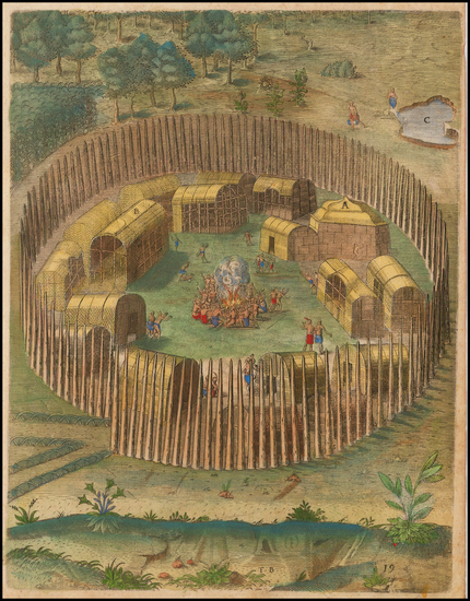 34-Southeast Map By Theodor De Bry