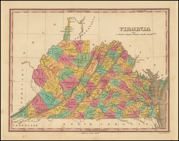 51-Virginia Map By Anthony Finley