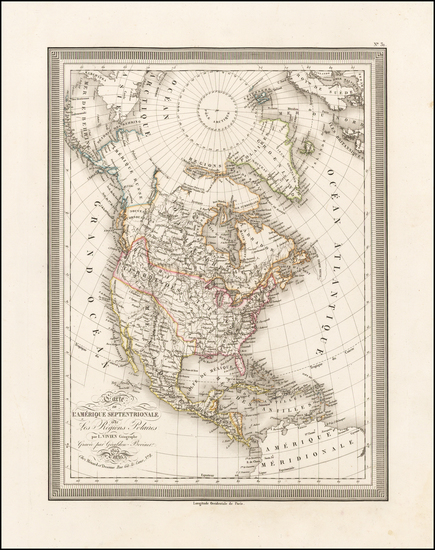 24-Polar Maps and North America Map By Louis Vivien