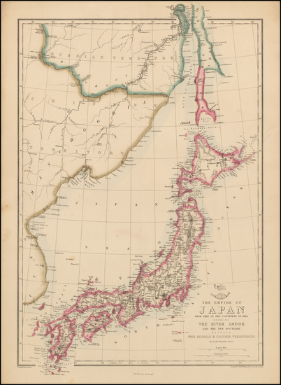 61-Japan Map By Edward Wells