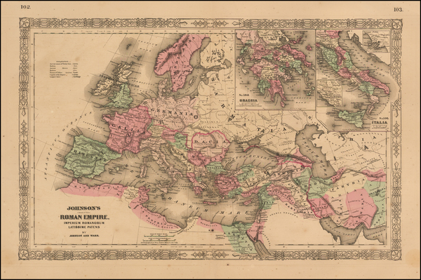 74-Europe, Balkans and Mediterranean Map By Benjamin P Ward  &  Alvin Jewett Johnson