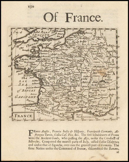 34-France Map By Robert Morden