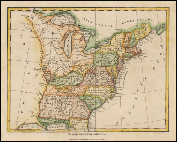 30-United States Map By Charles Wilkes