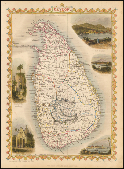 10-India and Other Islands Map By John Tallis