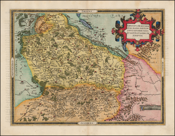 5-France Map By Gerard de Jode