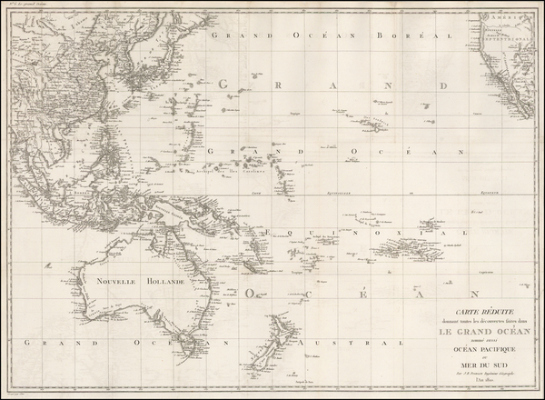 74-Oceania Map By Jean Baptiste Poirson