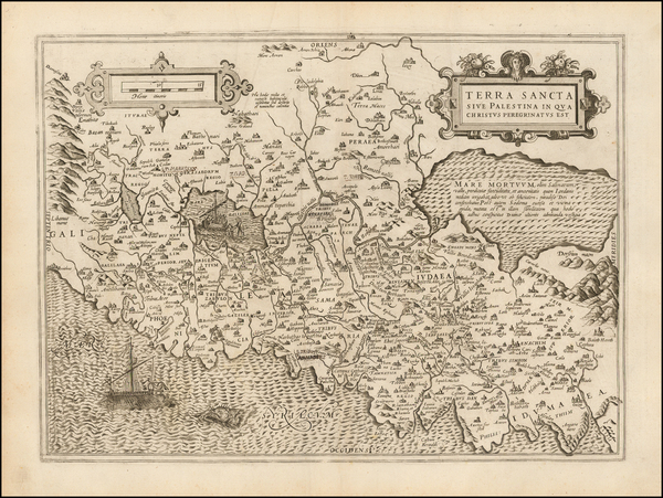 80-Holy Land Map By Michel Van Lochem