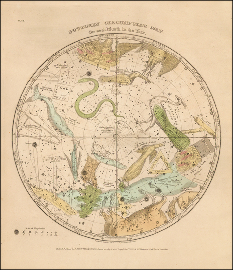 18-Celestial Maps Map By Elijah J. Burritt