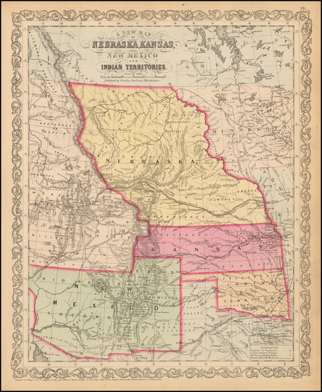 80-Midwest, Plains, Southwest and Rocky Mountains Map By Charles Desilver