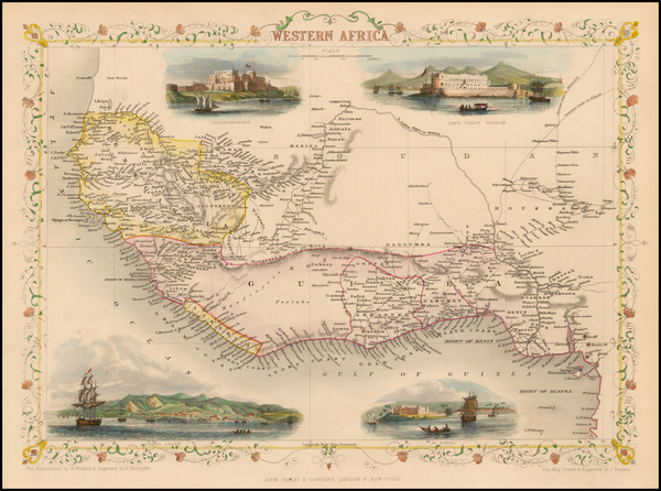 18-West Africa Map By John Tallis