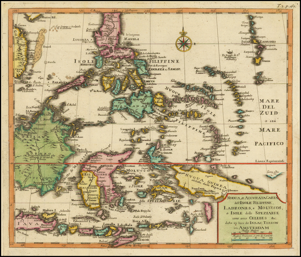 52-Southeast Asia and Philippines Map By Issac Tirion