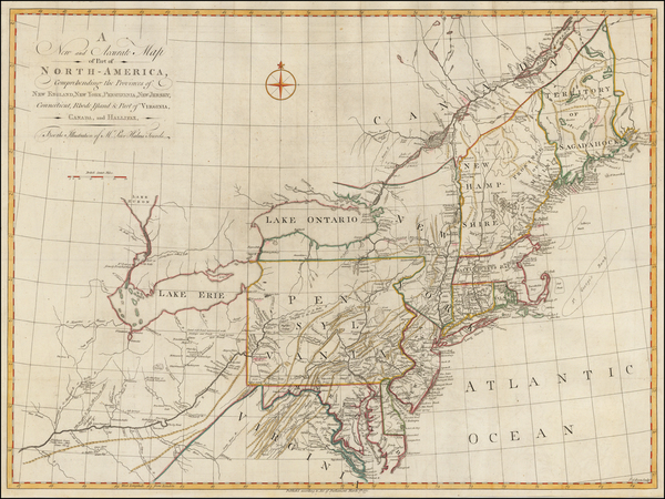 8-New England, Mid-Atlantic and Midwest Map By John Gibson