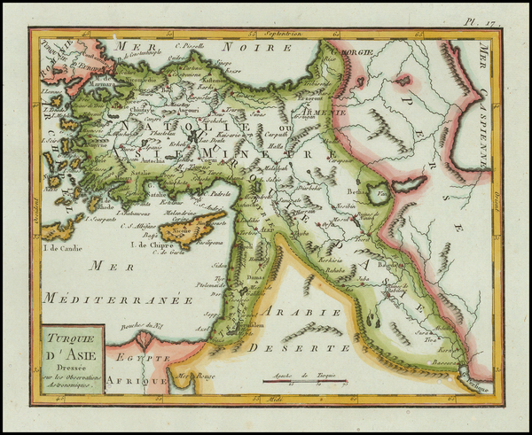 76-Central Asia & Caucasus, Middle East and Turkey & Asia Minor Map By Citoyen Berthelon