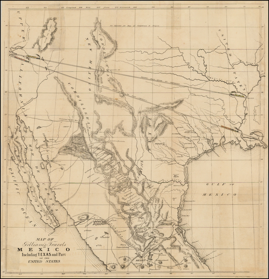 13-Texas, Plains, Southwest, Rocky Mountains, Mexico, Baja California and California Map By Albert