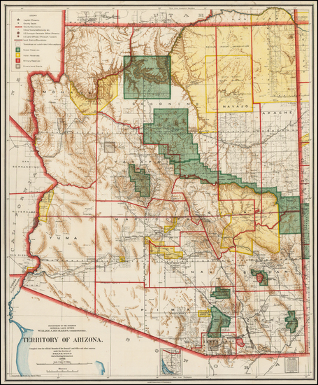 23-Southwest Map By General Land Office