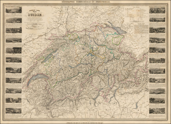 2-Switzerland Map By Alexandre Vuillemin