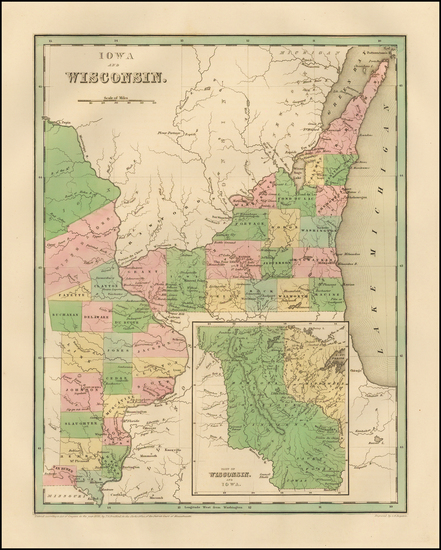 77-Midwest and Plains Map By Thomas Gamaliel Bradford