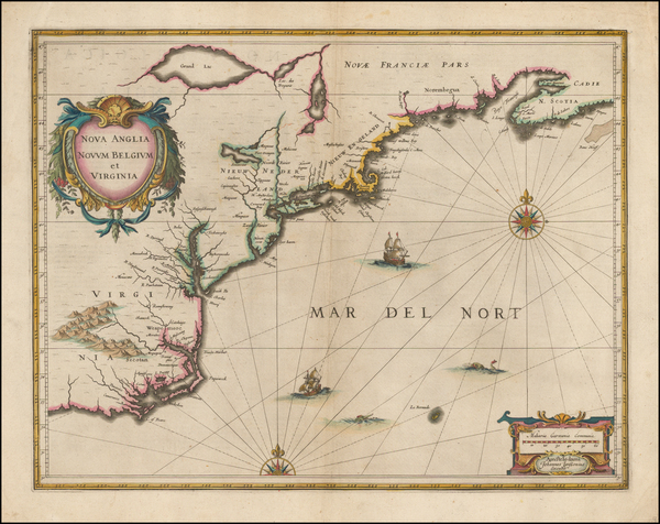 34-New England and Mid-Atlantic Map By Jan Jansson