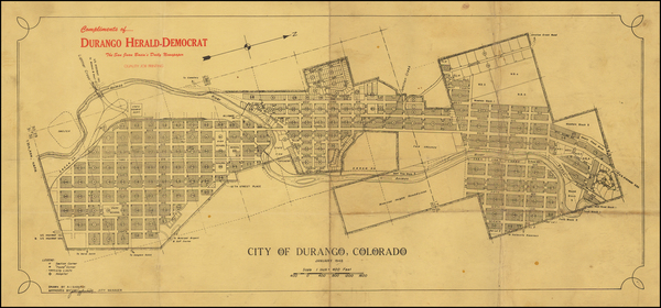 13-Rocky Mountains and Colorado Map By A.I.   Gabardi