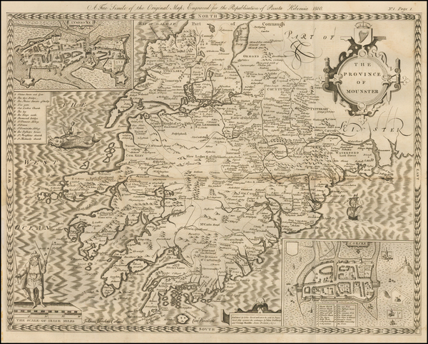 42-Ireland Map By John Speed