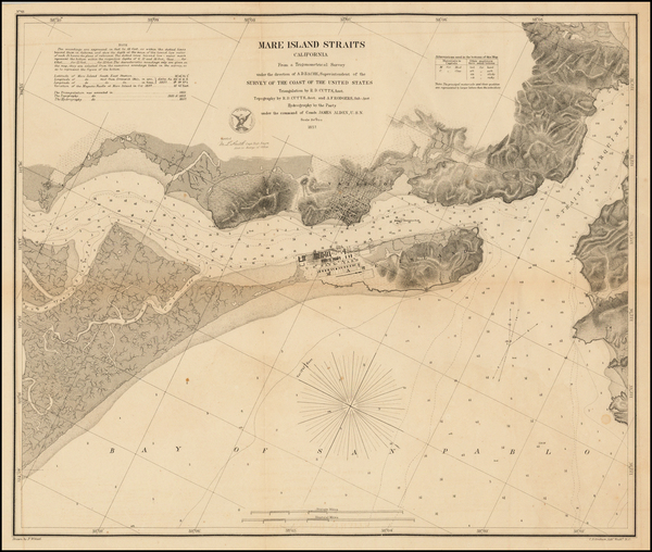 60-California Map By U.S. Coast Survey