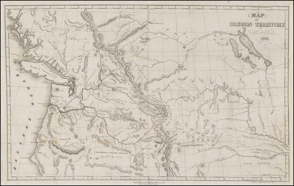 36-Plains, Rocky Mountains and Canada Map By Samuel Parker