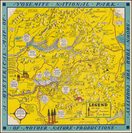 61-California Map By Lindgren Brothers