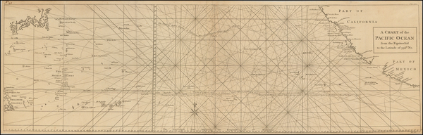 20-Baja California, Philippines, Pacific and California Map By Richard William Seale