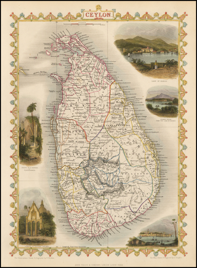 44-India and Other Islands Map By John Tallis