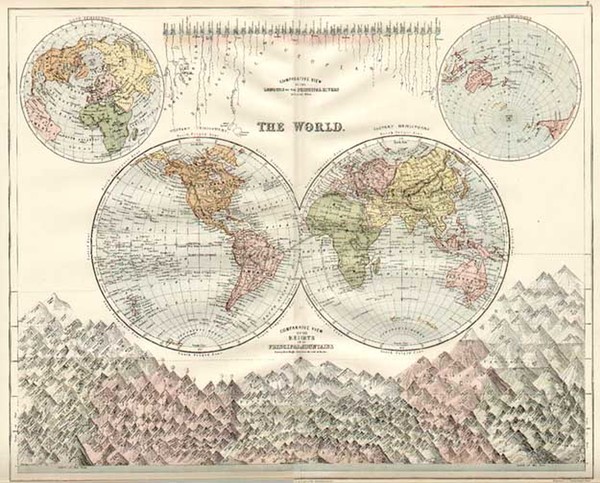 17-World and World Map By Adam & Charles Black