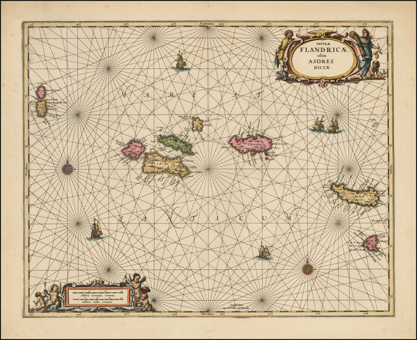 12-Atlantic Ocean, Portugal, African Islands, including Madagascar and Balearic Islands Map By Pet