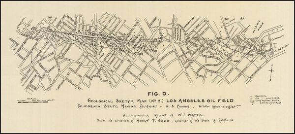 68-California Map By William Lord Watts