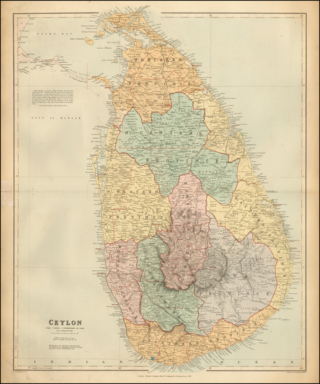 41-India and Other Islands Map By Edward Stanford