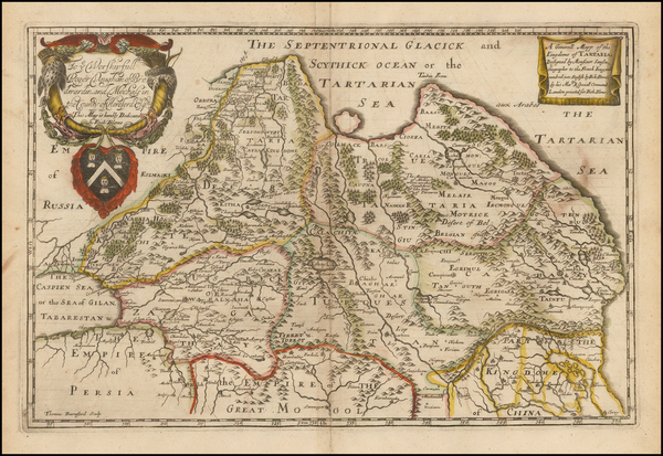 9-China, Central Asia & Caucasus and Russia in Asia Map By Richard Blome