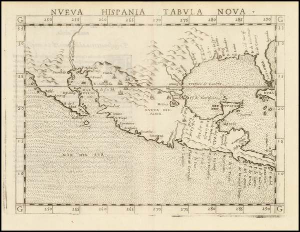 16-South, Southeast, Texas, Southwest, Rocky Mountains, Mexico and Baja California Map By Girolamo