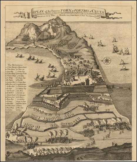 31-British Isles, Spain and North Africa Map By Thomas Bowles