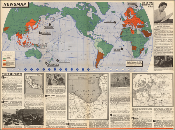 85-World and World Map By United States GPO