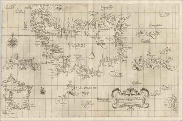 79-Atlantic Ocean, Iceland and Balearic Islands Map By Robert Dudley