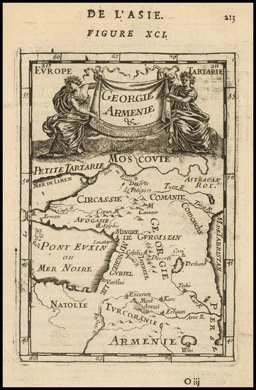 97-Central Asia & Caucasus Map By Alain Manesson Mallet