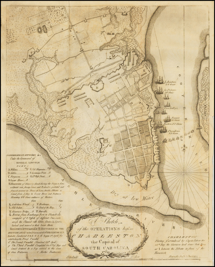 84-Southeast and South Carolina Map By Thomas Abernethie