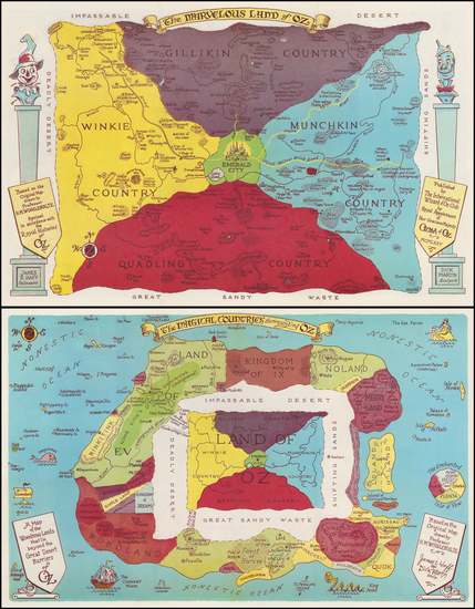 53-Curiosities Map By James E. Haff