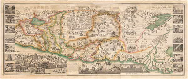 39-Holy Land and Egypt Map By D. Haines