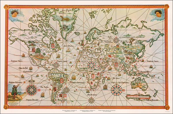 19-World and World Map By Museu de Marinha