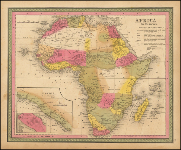 13-Africa Map By Henry Schenk Tanner