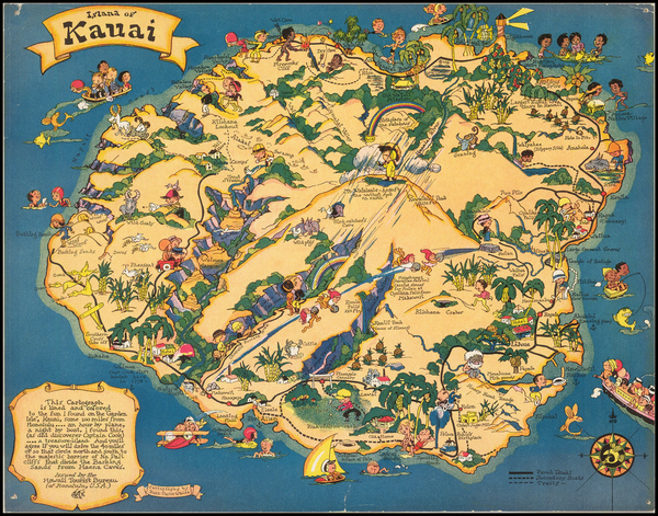 9-Hawaii and Hawaii Map By Ruth Taylor White