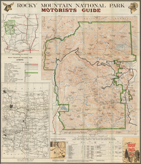 30-Rocky Mountains Map By U.S. Geological Survey